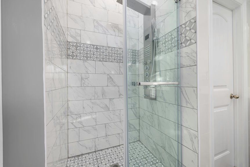 deep clean shower tile grout
