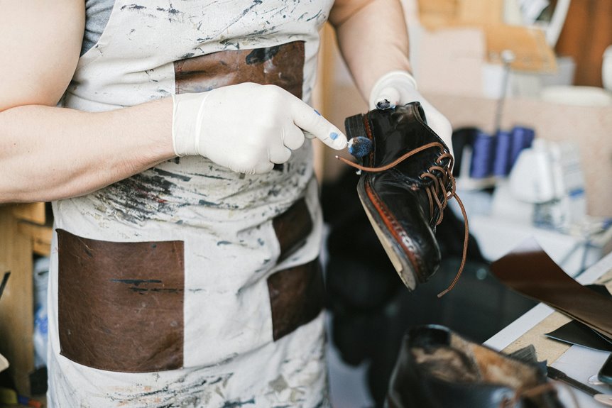 maintain your black shoes