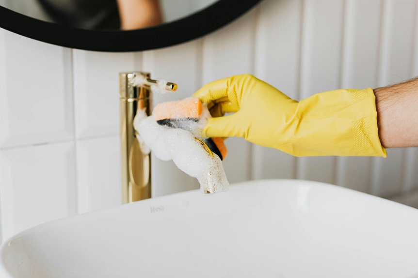 ten step bathroom deep cleaning
